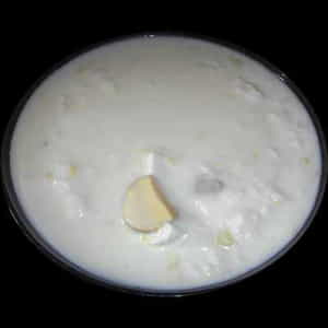 Gazpachuelo con arroz
