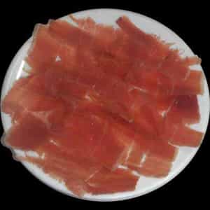 Plato de jamon