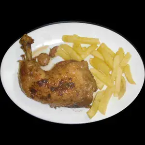 muslo de pollo con patatas - miercoles - wednesday