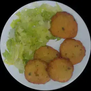 tortillitas bacalao con ensalada - lunes - martes - miercoles - jueves - viernes - festivos - domingos - monday - tuesday - wednesday - thursday - friday - holiday - sunday