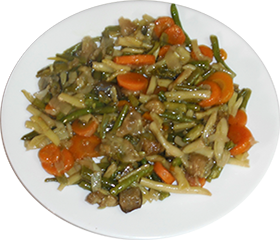 Verduras salteadas