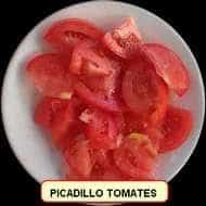 Picadillo tomate guarnicion